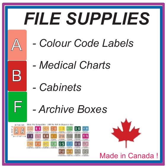 FILE SUPPLIES     MADE BY US ! IN CANADA